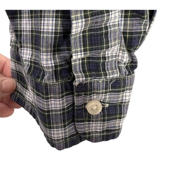 Ralph Lauren Mens Classic Fit Plaid Button-Down Shirt XXL Back Yoke Pleat Collar - Picture 5 of 7